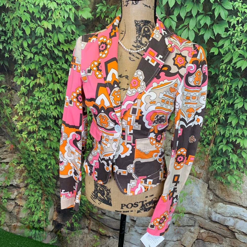 NWT RA*RE Patchwork Italian Sizing Rag Recycle Thulite Jacket, S - Picture 4 of 14